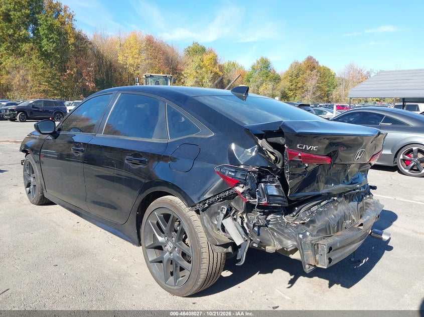Vin: 2hgfe2f5xnh589041, lot: 46908385, honda civic sport 20223