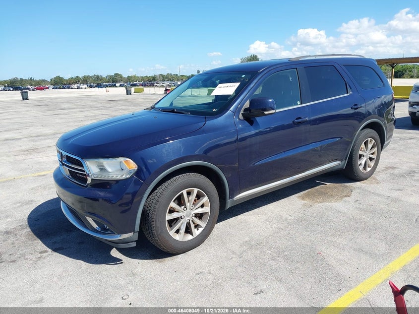 Vin: 1c4rdhdgxec318117, lot: 46908407, dodge durango limited 20142