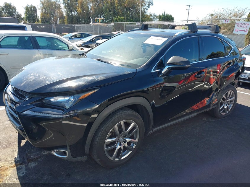 Vin: jtjyarbz5f2015104, lot: 46908449, lexus nx 200t 20152