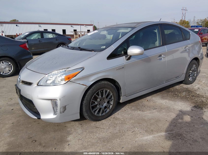 Vin: jtdkn3du7c5381636, lot: 46908467, toyota prius four 20122