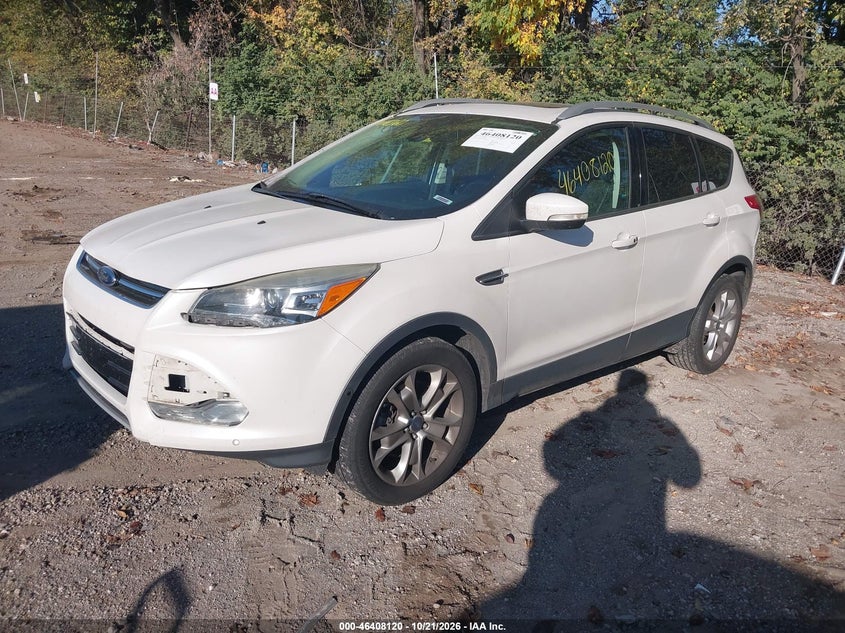 Vin: 1fmcu9j97gua99384, lot: 46908478, ford escape titanium 20162
