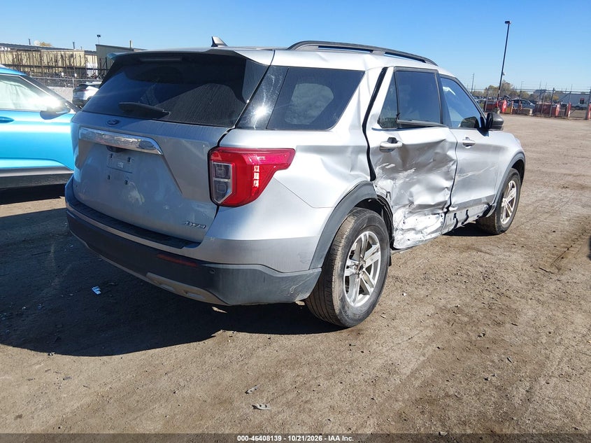 Vin: 1fmsk8dh5pgb92207, lot: 46908497, ford explorer xlt 20234