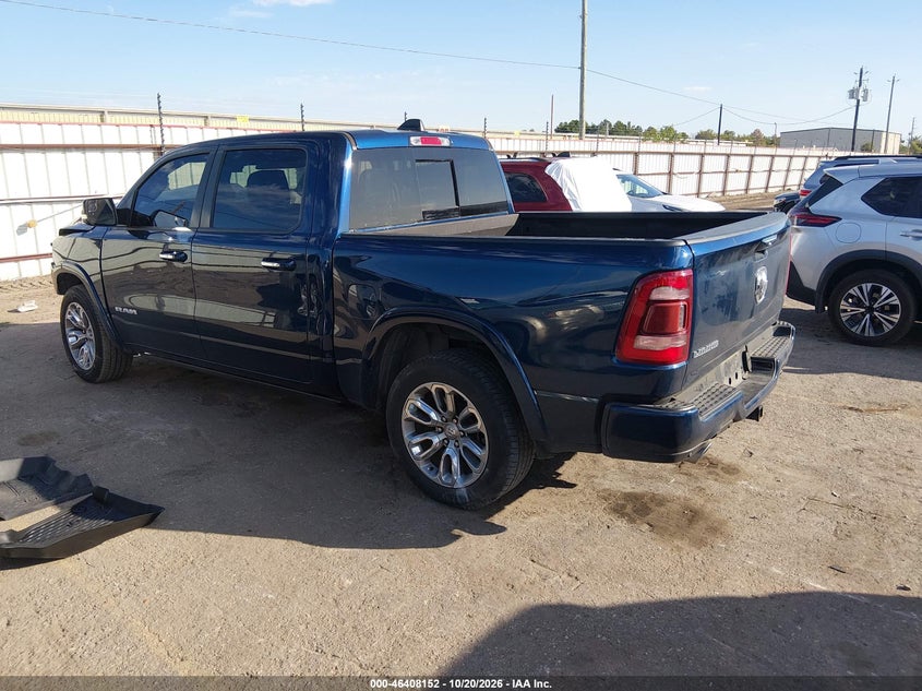 Vin: 1c6rrejt1nn336549, lot: 46908511, ram 1500 laramie  4x2 5'7 box 20223