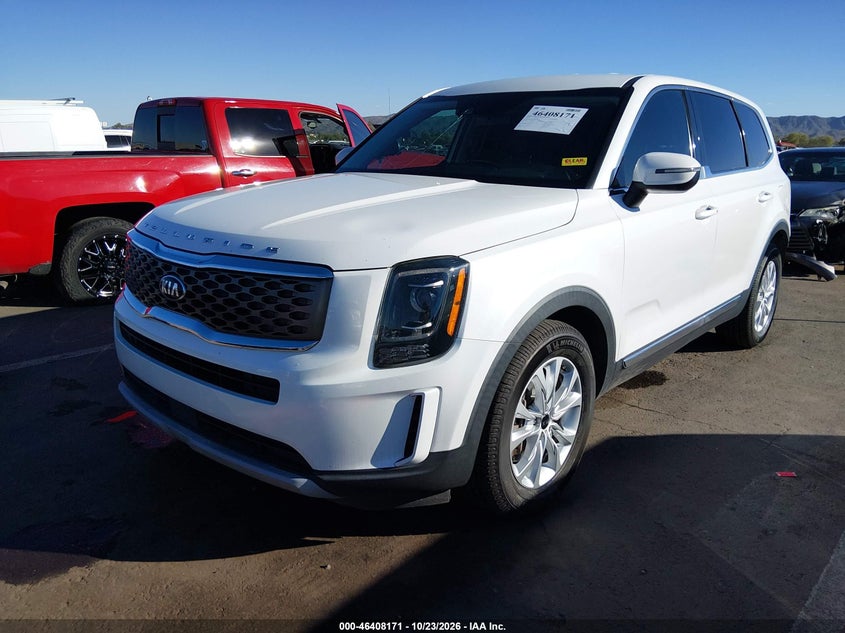 2021 Kia Telluride Lx, Удар сзади, IAAI, VIN 5XYP24HC5MG108483 — фото 2