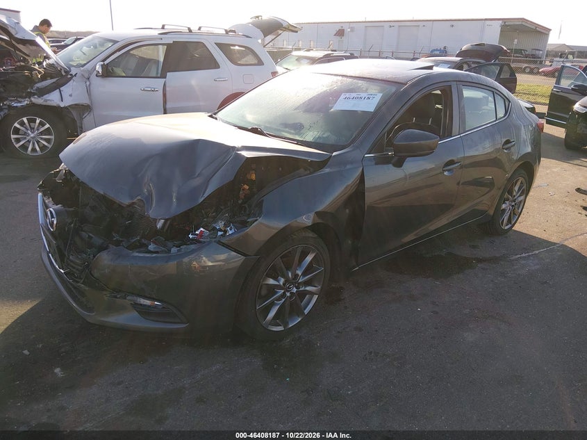 Vin: 3mzbn1v30jm219183, lot: 46908545, mazda mazda3 touring 20182