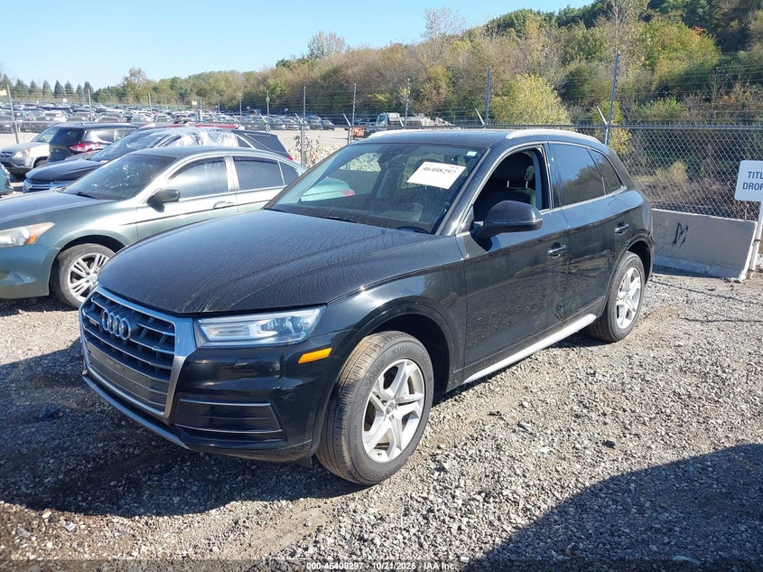 Vin: wa1anafy7j2013286, lot: 46908655, audi q5 2.0t premium/2.0t tech premium 20182