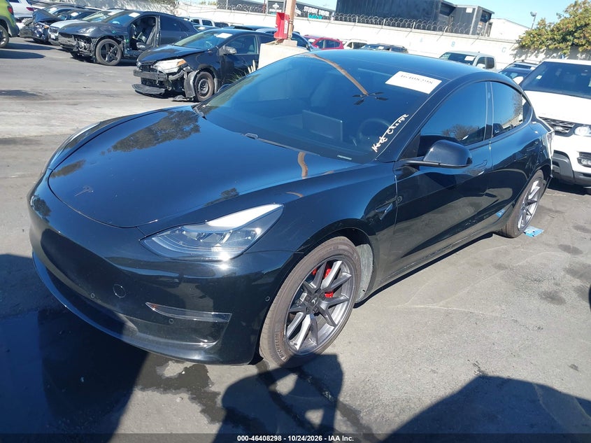 Vin: 5yj3e1ea3mf919634, lot: 46908656, tesla model 3 standard range plus rear-wheel drive 20212