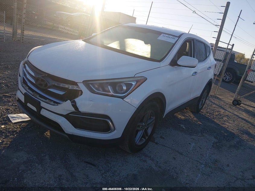 Vin: 5nmzt3lb7jh086762, lot: 46908665, hyundai santa fe sport 2.4l 20182