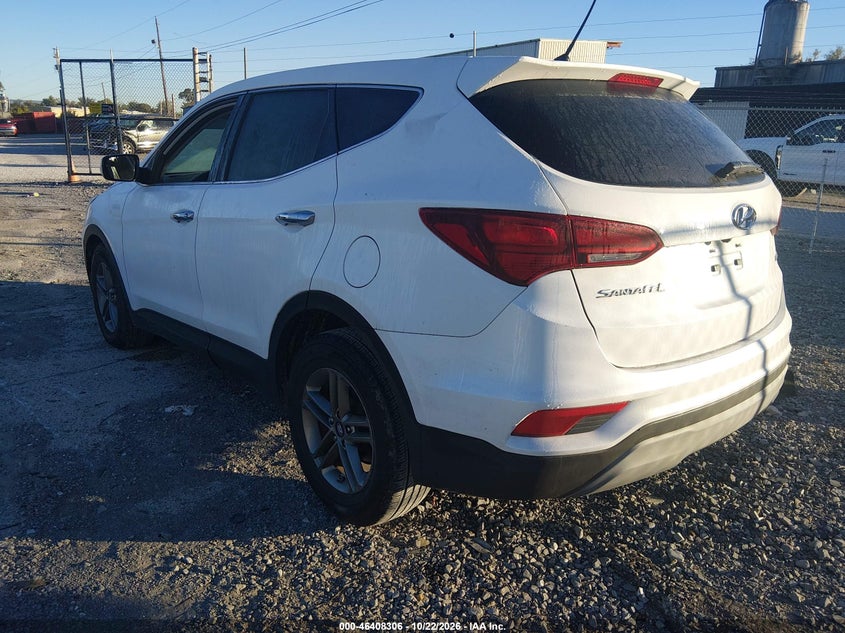 Vin: 5nmzt3lb7jh086762, lot: 46908665, hyundai santa fe sport 2.4l 20183