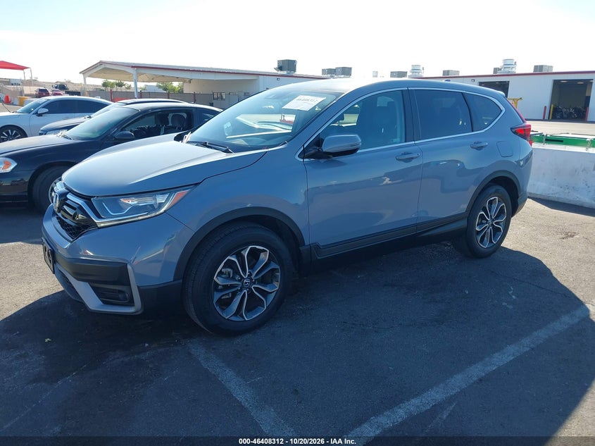 2022 Honda Cr-V 2Wd Ex-L, Угон, IAAI, VIN 2HKRW1H87NH408608 — фото 2