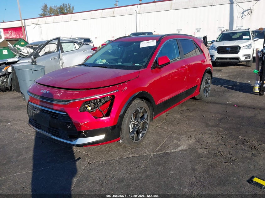 2023 Kia Niro Ex Touring, Удар спереди, IAAI, VIN KNDCR3LEXP5098415 — фото 2