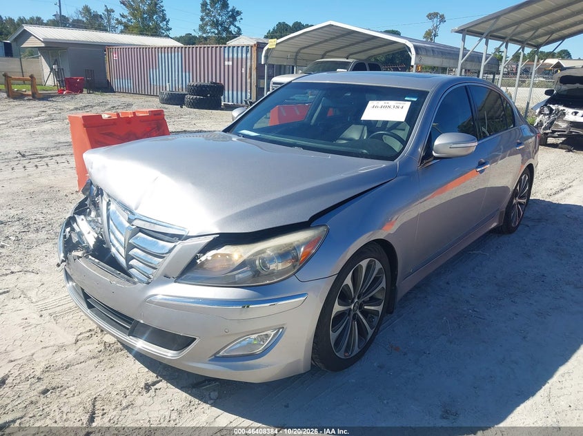 Vin: kmhgc4dhxdu227994, lot: 46908742, hyundai genesis 5.0 r-spec 20132