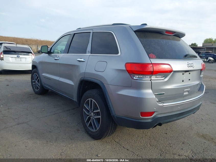 Vin: 1c4rjebm7jc514459, lot: 46908828, jeep grand cherokee limited 4x2 20183