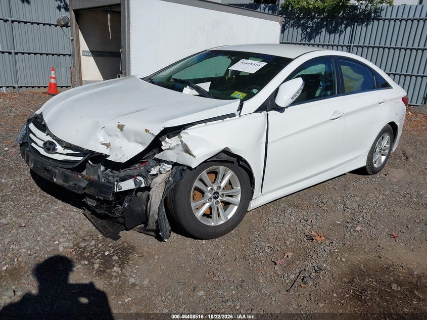 Vin: 5npeb4ac1eh886114, lot: 46908874, hyundai sonata gls 20142
