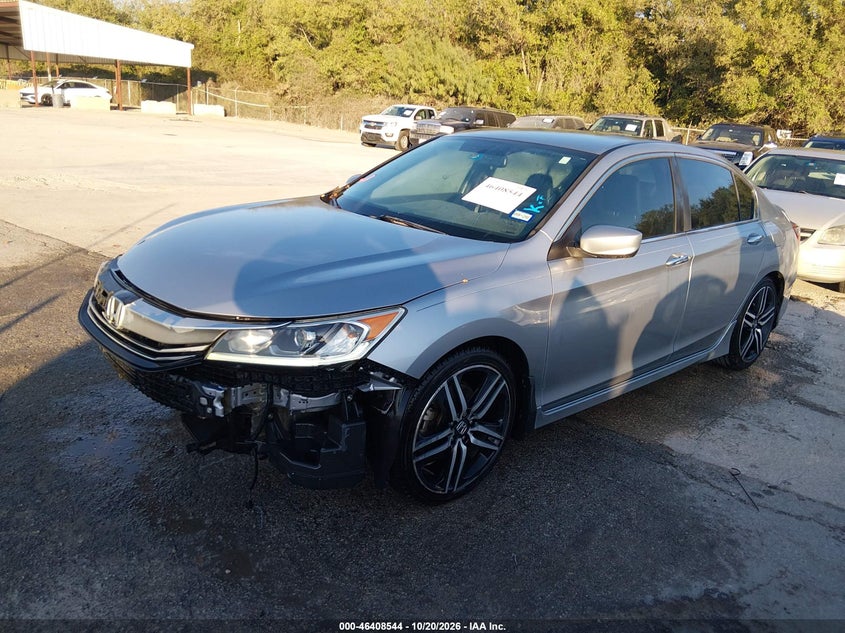 2017 Honda Accord Sport, Normal Wear & Tear, IAAI, VIN 1HGCR2F58HA257903 — photo 2