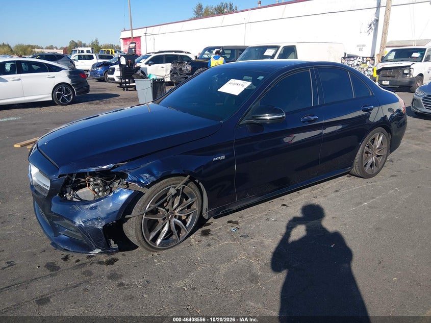 Vin: wddwf6ebxlr556585, lot: 46908912, mercedes-benz amg c 43 4matic 20202