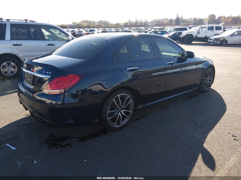 Vin: wddwf6ebxlr556585, lot: 46908912, mercedes-benz amg c 43 4matic 20204