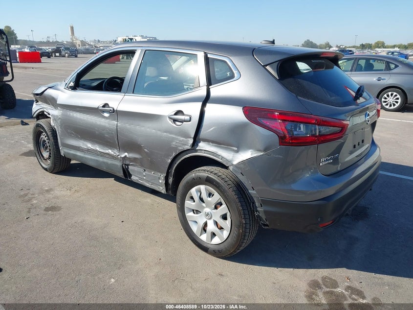 Vin: jn1bj1cv1lw268479, lot: 46908947, nissan rogue sport s fwd xtronic cvt 20203