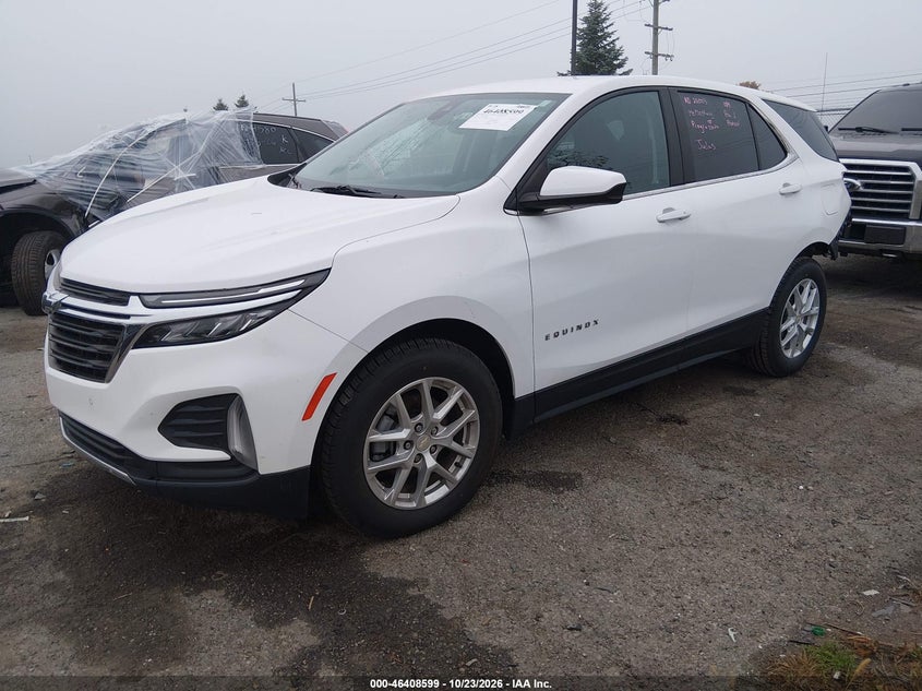 Vin: 3gnaxjev5nl103801, lot: 46908957, chevrolet equinox fwd 2fl 20222