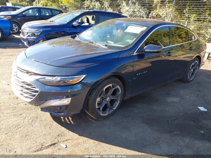 2022 Chevrolet Malibu Fwd Lt, Front End, IAAI, VIN 1G1ZD5ST4NF184081 — photo 2