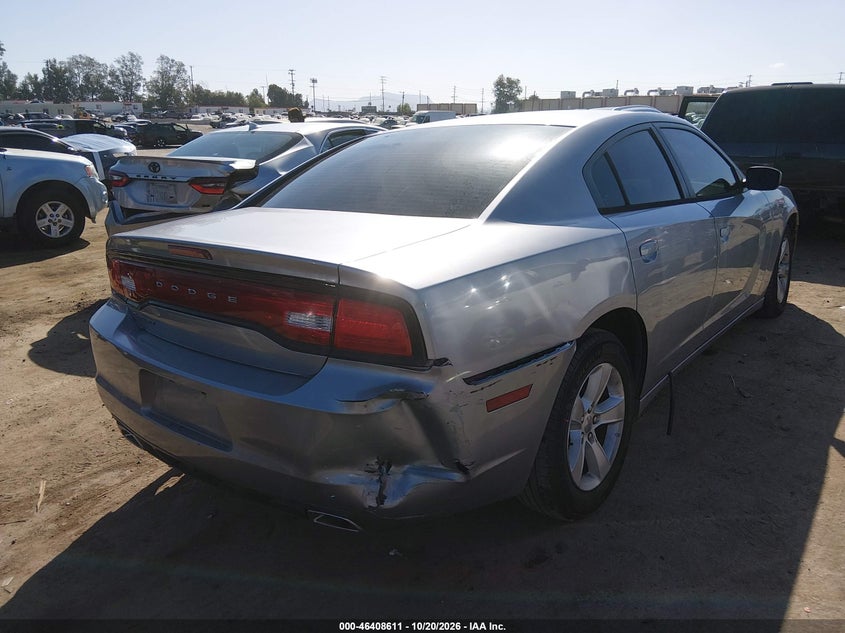 Vin: 2c3cdxbg0eh245859, lot: 46908970, dodge charger se 20144