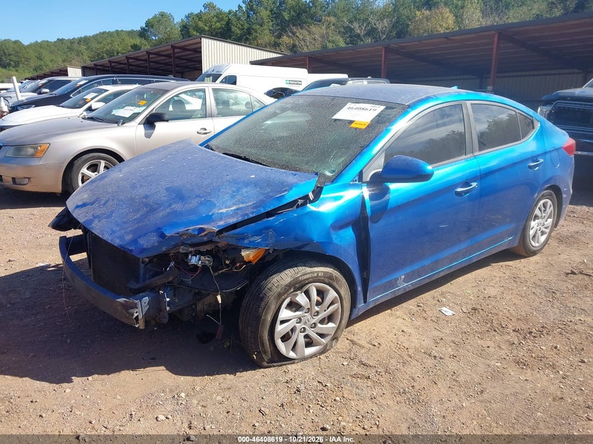 2017 Hyundai Elantra Se, Удар спереди, IAAI, VIN 5NPD74LF9HH150921 — фото 2