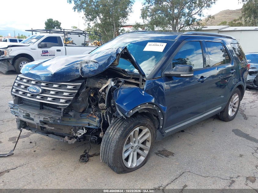Vin: 1fm5k7dh0hge12443, lot: 46908992, ford explorer xlt 20172