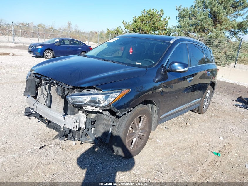 Vin: 5n1dl0mm8lc535078, lot: 46909004, infiniti qx60 luxe awd 20202