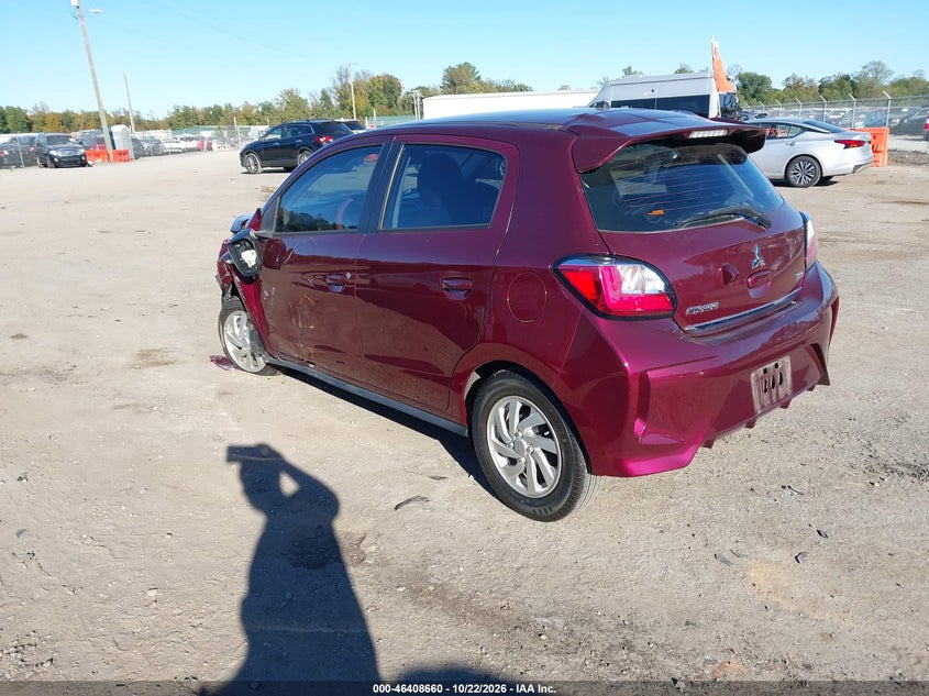 Vin: ml32auhj3ph002219, lot: 46909018, mitsubishi mirage es/le 20233