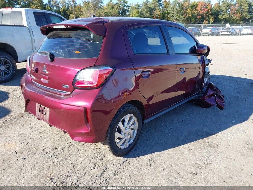 Vin: ml32auhj3ph002219, lot: 46909018, mitsubishi mirage es/le 20234
