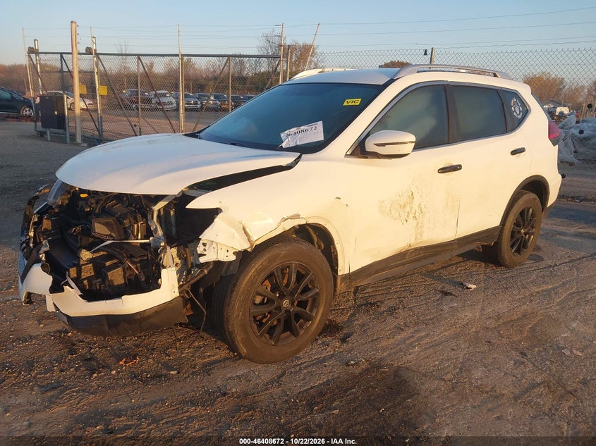 2017 Nissan Rogue Sv, Left Side, IAAI, VIN KNMAT2MVXHP502837 — photo 2