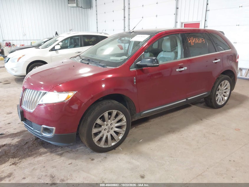 Vin: 2lmdj8jk7dbl22152, lot: 46909041, lincoln mkx 20132