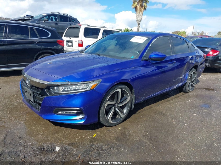 Vin: 1hgcv1f31ja174761, lot: 46909070, honda accord sport 20182