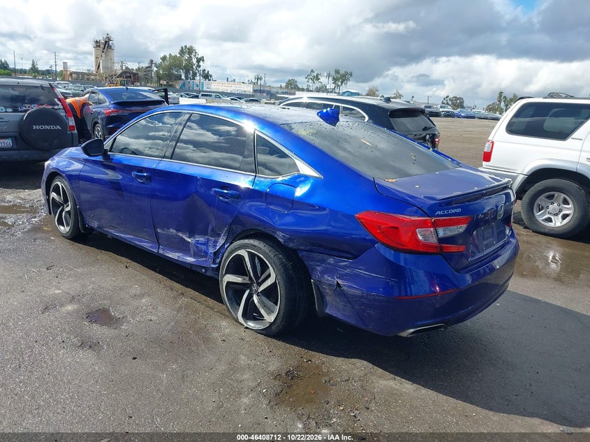 Vin: 1hgcv1f31ja174761, lot: 46909070, honda accord sport 20183