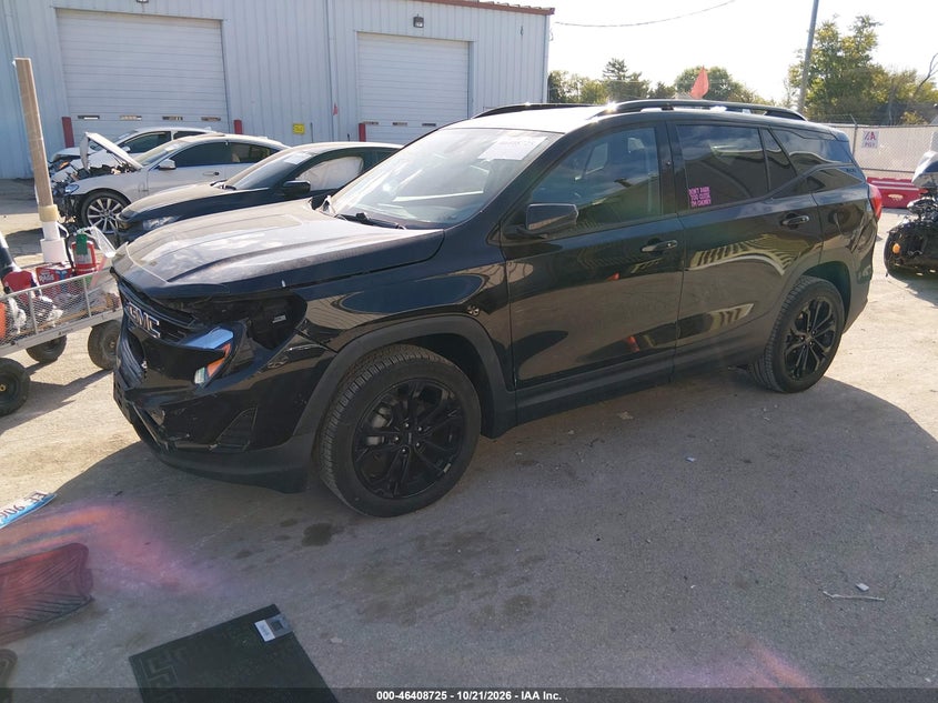 2020 GMC Terrain Awd Sle, Front & Rear, IAAI, VIN 3GKALTEV4LL159312 — photo 2