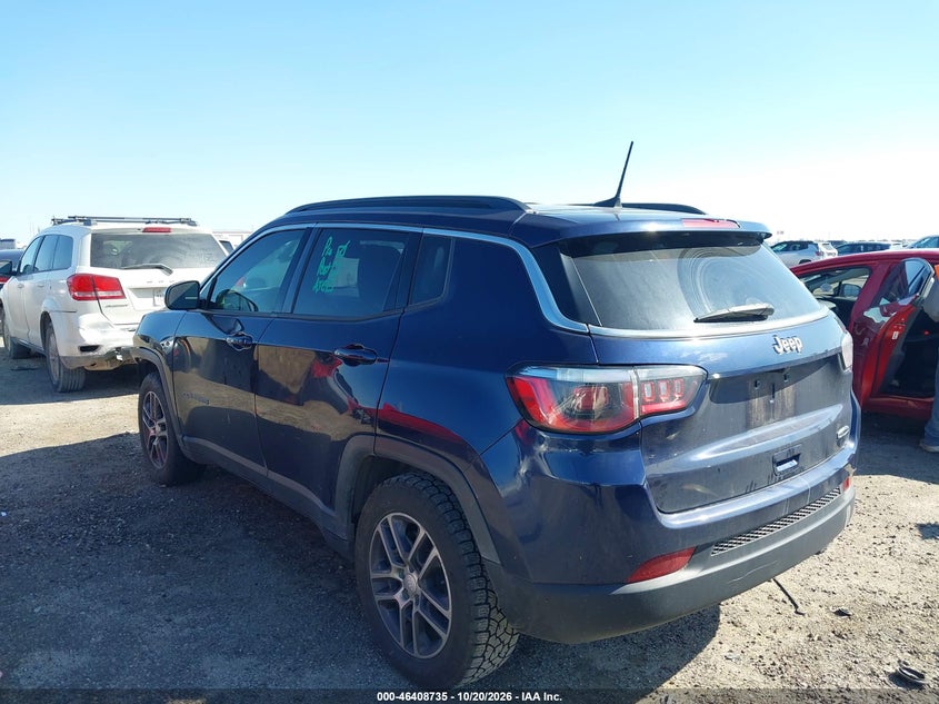 Vin: 3c4njcbb7jt165566, lot: 46909092, jeep compass latitude fwd 20183