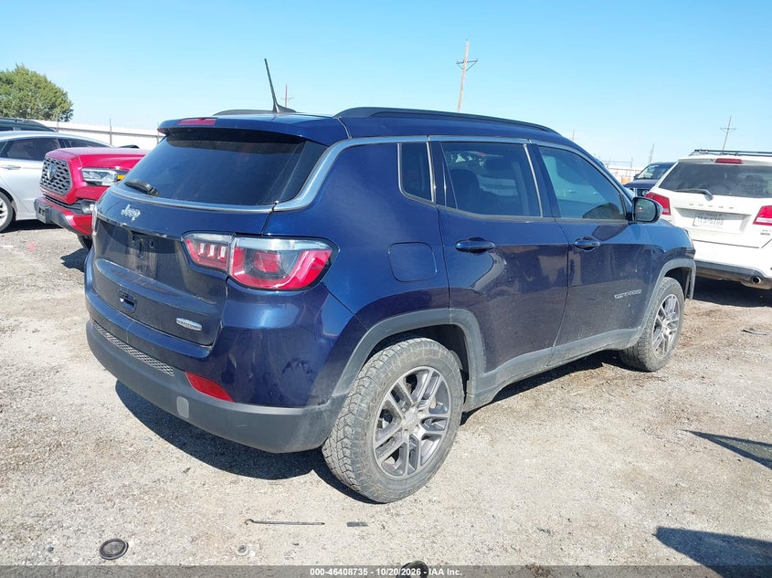 Vin: 3c4njcbb7jt165566, lot: 46909092, jeep compass latitude fwd 20184