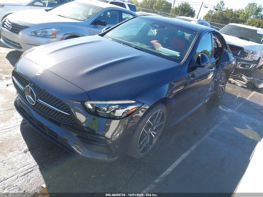 Vin: w1kaf4gb4sr257135, lot: 46909096, mercedes-benz c 300 20252