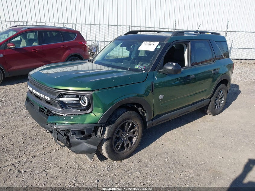 Vin: 3fmcr9b65rre45982, lot: 46909111, ford bronco sport big bend 20242