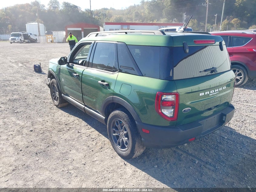 Vin: 3fmcr9b65rre45982, lot: 46909111, ford bronco sport big bend 20243