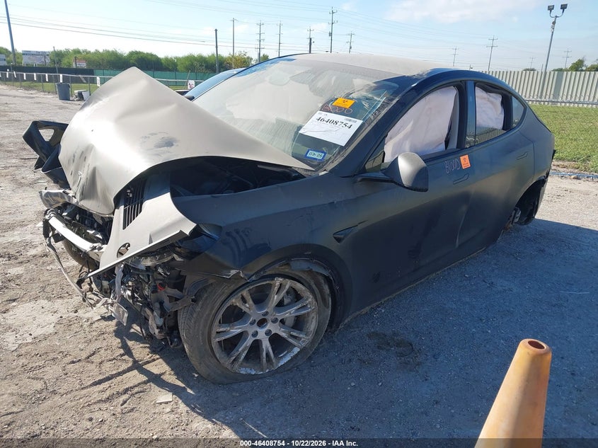 Vin: 7saygded8rf085365, lot: 46909112, tesla model y long range single motor rear-wheel drive/rwd 20242