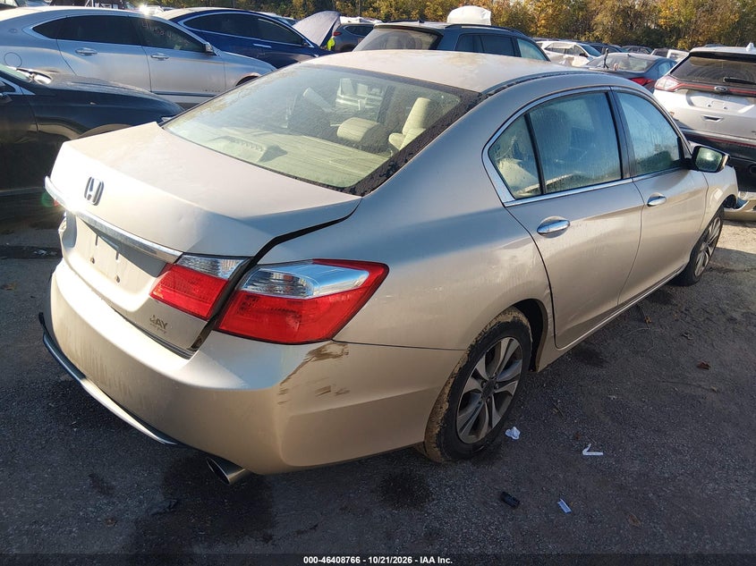 Vin: 1hgcr2f35ea073612, lot: 46909124, honda accord lx 20144
