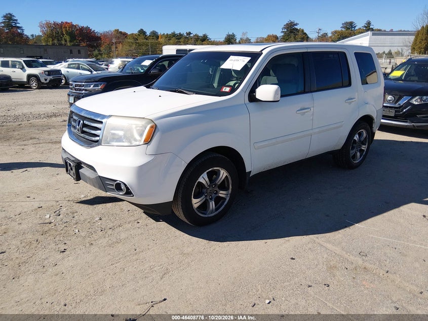 Vin: 5fnyf4h38fb068371, lot: 46909134, honda pilot se 20152