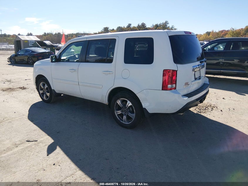 Vin: 5fnyf4h38fb068371, lot: 46909134, honda pilot se 20153