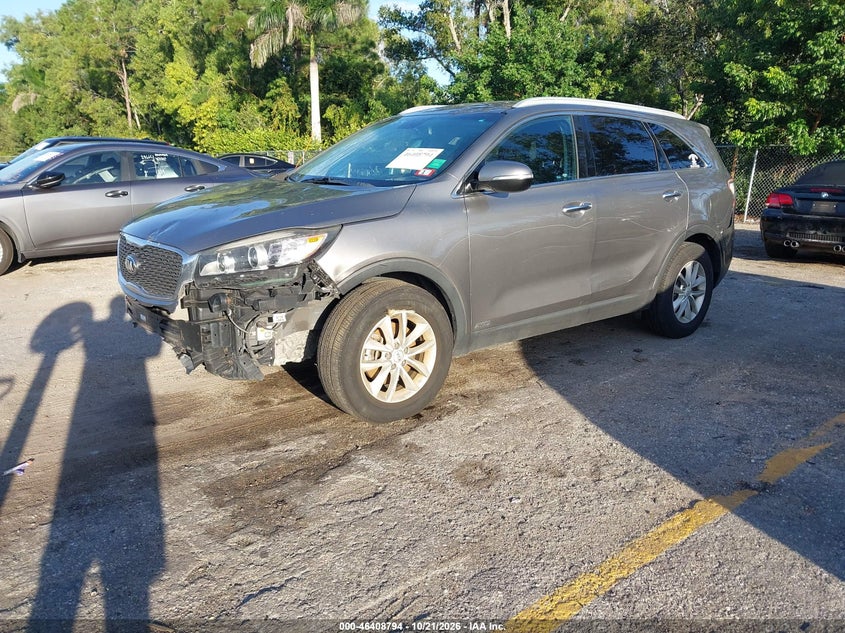 Vin: 5xypgda36hg203913, lot: 46909152, kia sorento 2.4l lx 20172