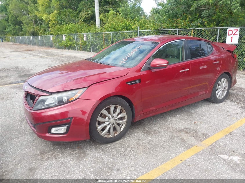 Vin: 5xxgn4a74fg421780, lot: 46909178, kia optima ex 20152