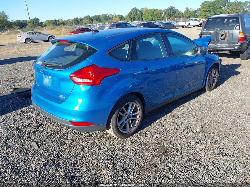 Vin: 1fadp3k27fl252323, lot: 46909276, ford focus se 20154