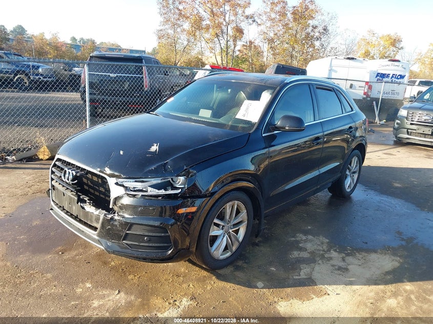 Vin: wa1jccfsxhr005262, lot: 46909280, audi q3 2.0t premium 20172