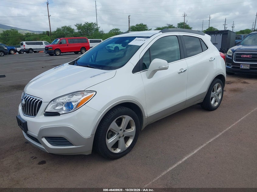 Vin: kl4cjasb4gb708033, lot: 46909286, buick encore 20162