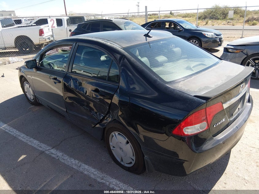 Vin: jhmfa3f28as005100, lot: 46909314, honda civic hybrid 20103